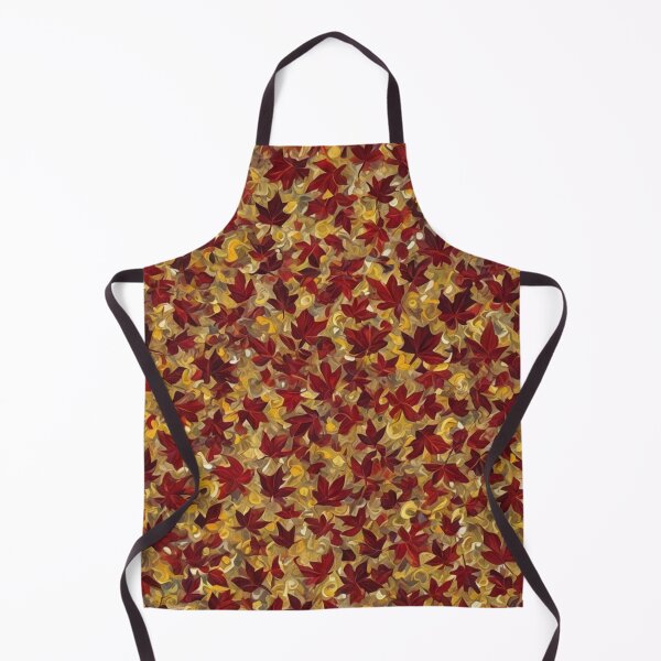 Item preview, Abstract Red and Gold Leaf Pattern designed and sold by calibrit.