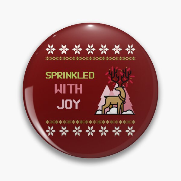 Item preview, SPRINKLED WITH JOY UGLY CHRISTMAS SWEATER designed and sold by AKreation.