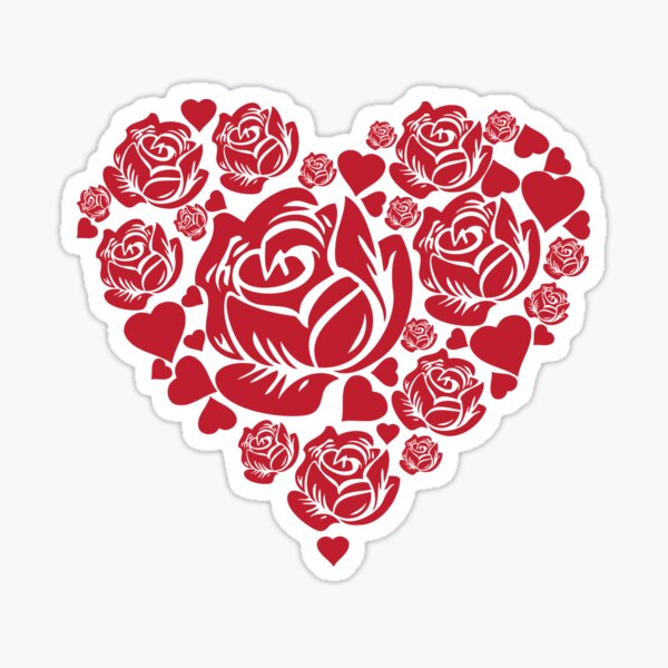 Item preview, Heart of Red Roses  designed and sold by MagnoliaLake.