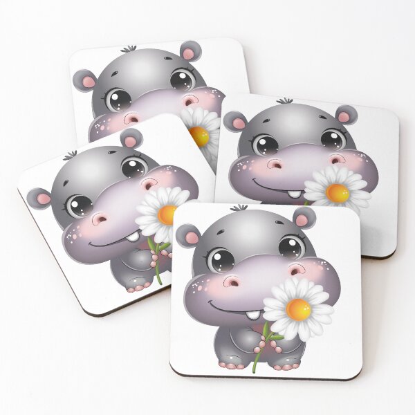 Artikelvorschau, Baby Nilpferd Kawaii PNG entworfen und verkauft von AmberMarket1.
