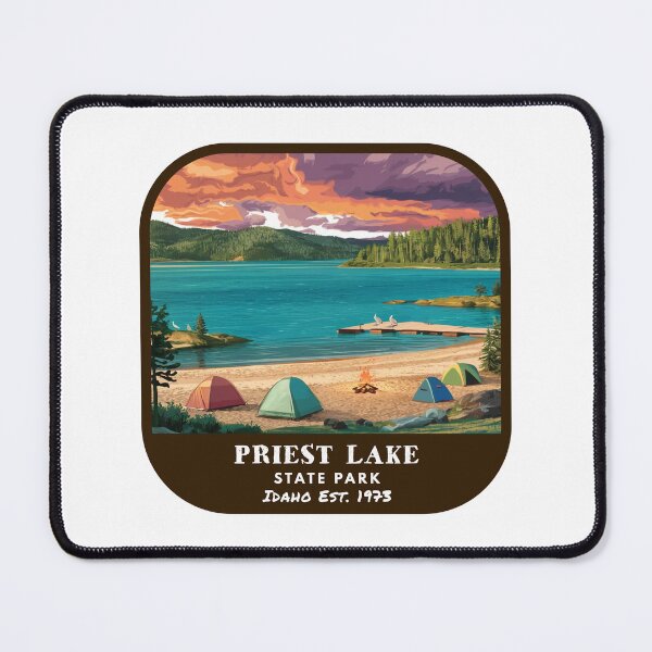 Item preview, Vintage Priest Lake State Park (Idaho State Park) designed and sold by RabbitK.