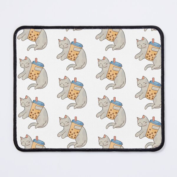 Item preview, Bubble Tea Cats Series White designed and sold by eggcatmaki.