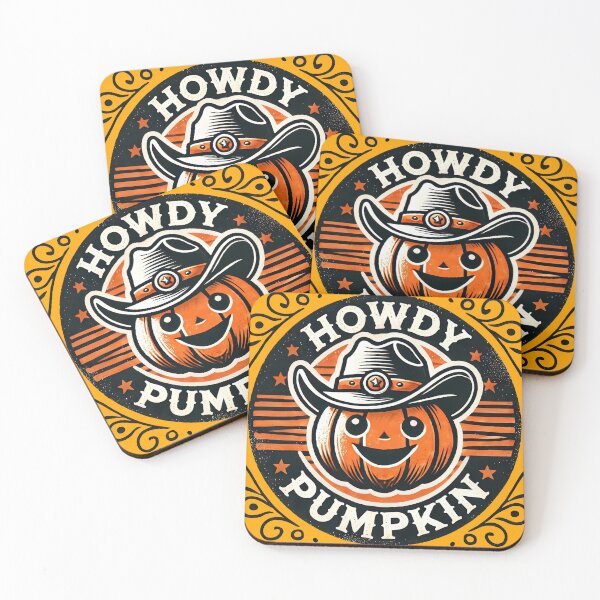 Item preview, Howdy Pumpkin | Country Halloween Cowboy Pumpkin designed and sold by Victor Shadehorn.