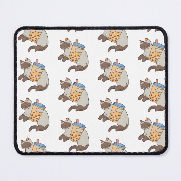 Item preview, Bubble Tea Cats Series Siamese designed and sold by eggcatmaki.