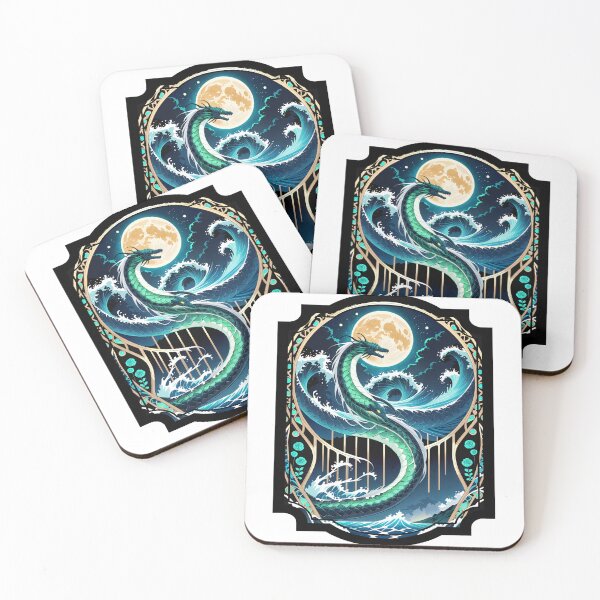 Item preview, Moonlit Sea Serpent designed and sold by Arcane  Adorable.
