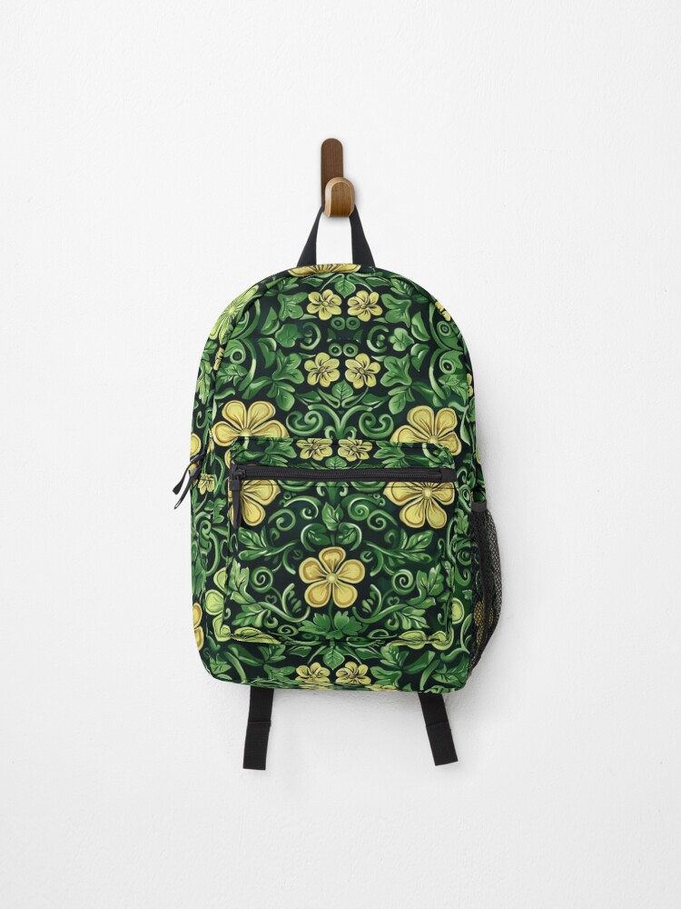 Thumbnail 1 of 3, Backpack, Irish Pattern designed and sold by FineArtsPro.
