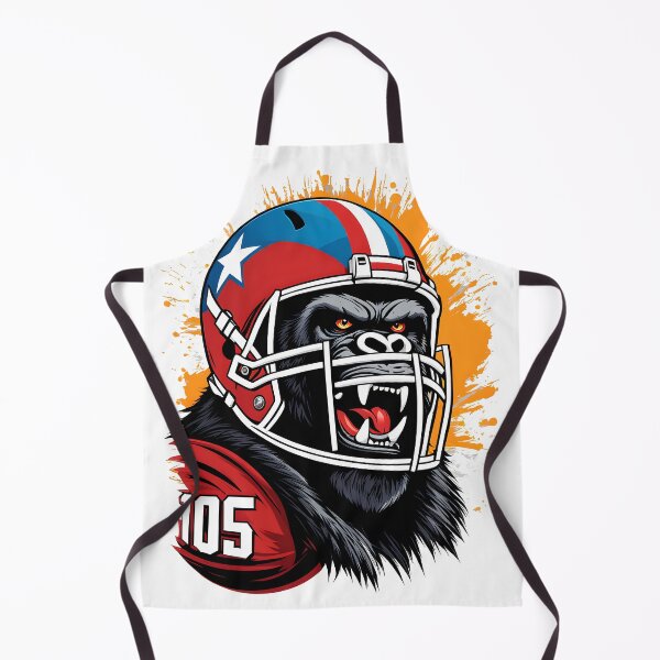 Item preview, Gorilla American football player. designed and sold by JonelleTshirts.