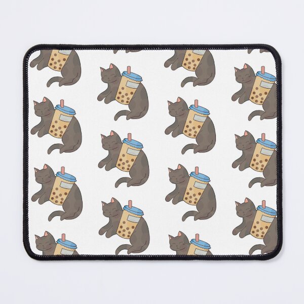 Item preview, Bubble Tea Cats Series Black designed and sold by eggcatmaki.