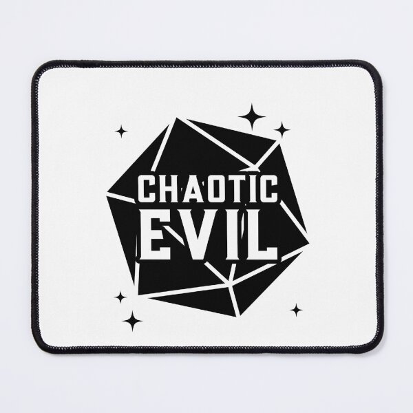 Item preview, Chaotic Evil dungeons and dragons designed and sold by stuffaf.