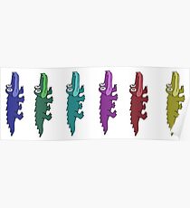 King Gizzard Gator Combo Pack Poster