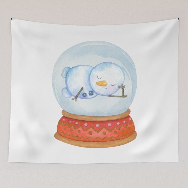 Item preview, adorable Snowman Snowglobe - Winter Wonderland Decor designed and sold by LeStudioSHB.
