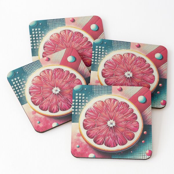 Item preview, grapefruit slice print designed and sold by Random Designs.