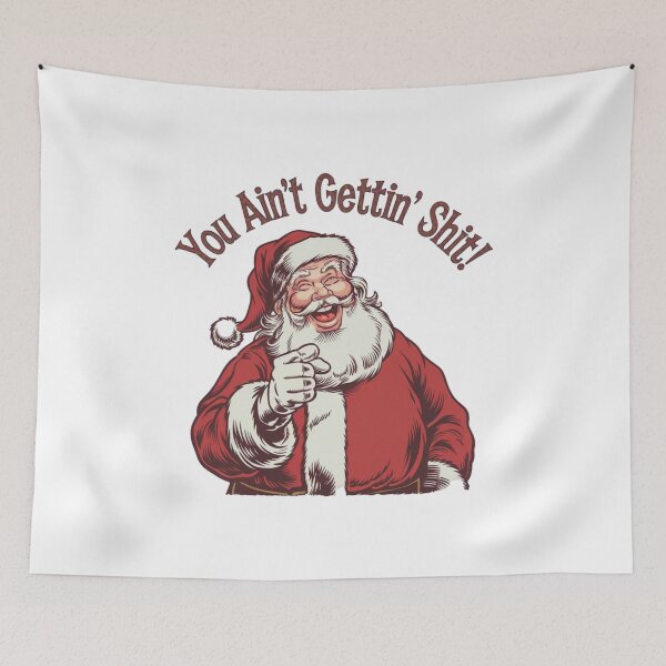 Item preview, Santa's Savage Holiday Burn, Christmas, Santa Claus, Xmas, funnyfits70, Humor, Funny, retro, vintages, funny quotes, animal humor, designed and sold by FunnyFits70.