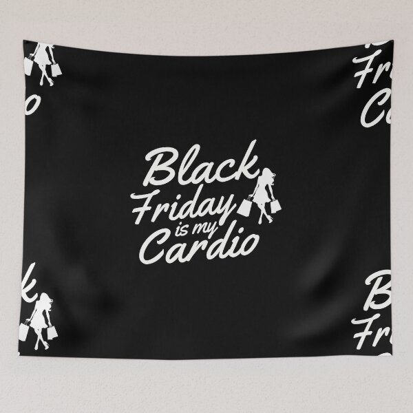 Item preview, Black Friday is my cardio designed and sold by tnwbank.
