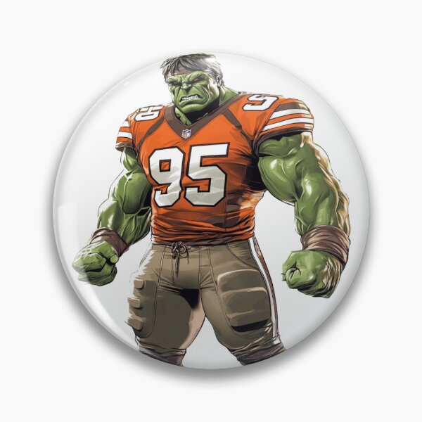 Item preview, Cleveland Football Incredible Hulk Number 95 designed and sold by SpendieSellers.