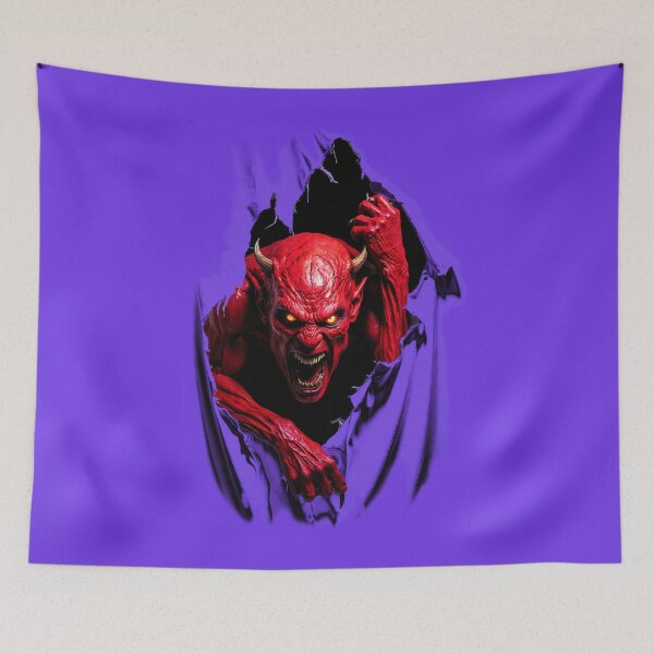 Item preview, Fierce Demon Breaking Through Halloween designed and sold by Victor Shadehorn.