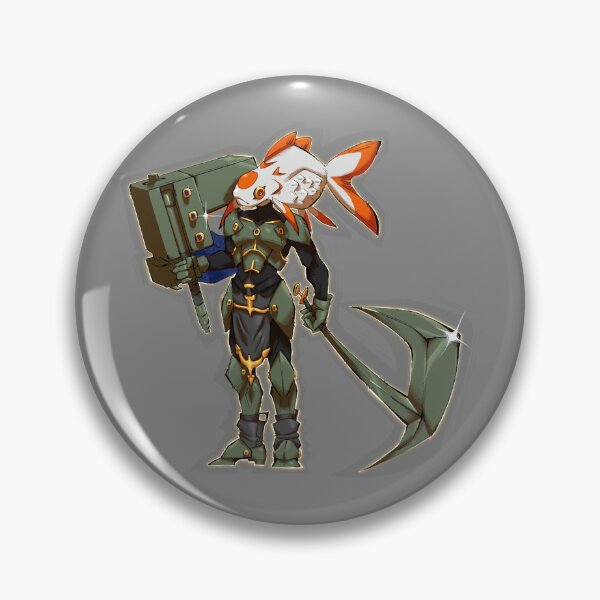 Item preview, Goldfish Warrior designed and sold by LLECHY.