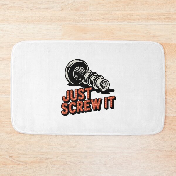 Item preview, Just Screw It, Embrace the Chaos, funnyfits70, Humor, Funny, retro, vintages, funny quotes, animal humor, designed and sold by FunnyFits70.