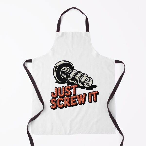 Item preview, Just Screw It, Embrace the Chaos, funnyfits70, Humor, Funny, retro, vintages, funny quotes, animal humor, designed and sold by FunnyFits70.
