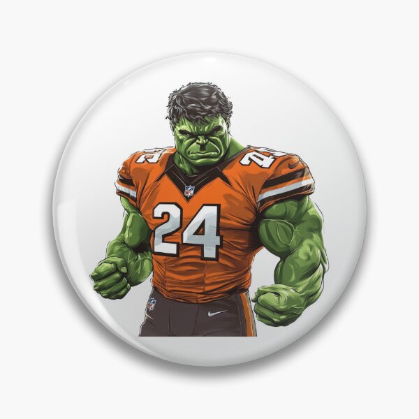 Item preview, Cleveland Football Incredible Hulk Number 24 designed and sold by SpendieSellers.