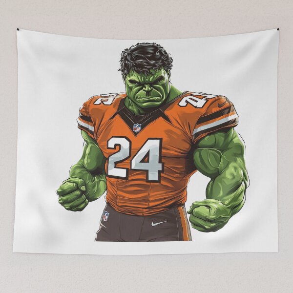 Item preview, Cleveland Football Incredible Hulk Number 24 designed and sold by SpendieSellers.