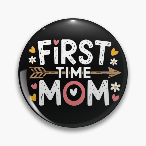 Item preview, First Time Mom - Heartfelt and Cheerful Motherhood Design designed and sold by love3617.