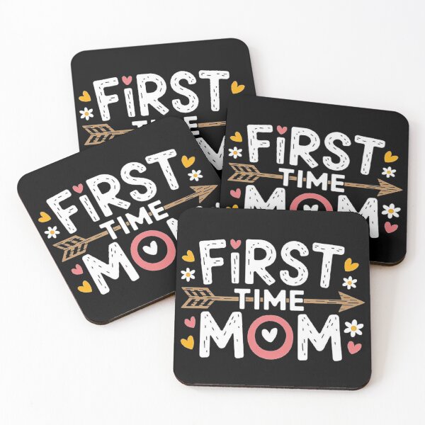 Item preview, First Time Mom - Heartfelt and Cheerful Motherhood Design designed and sold by love3617.