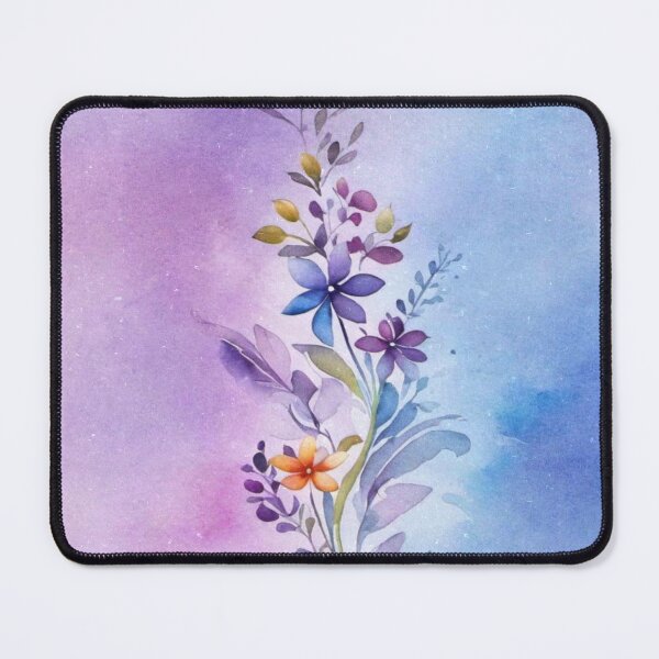 Item preview, Pink and Blue Flowers designed and sold by Ravenbluff.