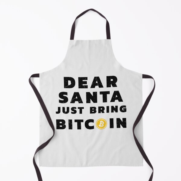 Item preview, Dear Santa Bring Bitcoin - Crypto Christmas Art designed and sold by cabana.space.