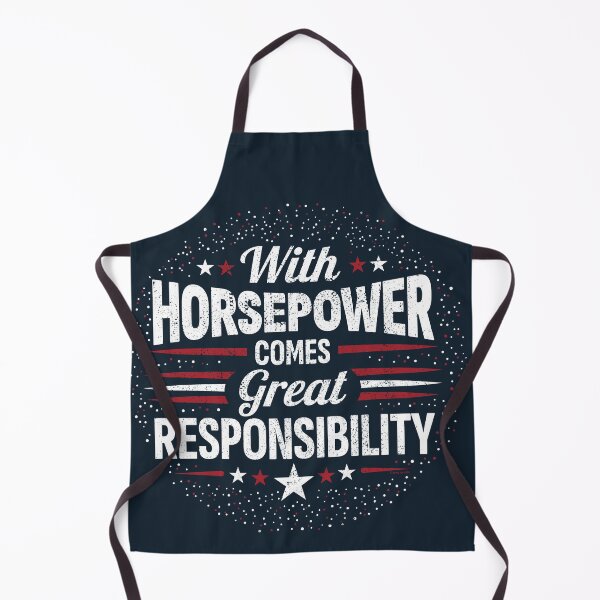 Item preview, With Horsepower Comes Great Responsibility designed and sold by Automotive Art by Greg.