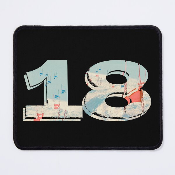 Item preview, Custom Birthday Gifts for Ski Racers – Unique Ski Racing Numbers & Personalized Art for Enthusiasts" designed and sold by MatthewViews.