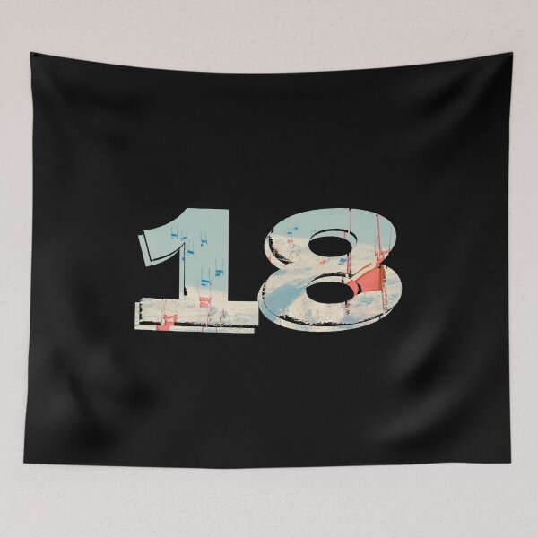 Item preview, Custom Birthday Gifts for Ski Racers – Unique Ski Racing Numbers & Personalized Art for Enthusiasts" designed and sold by MatthewViews.