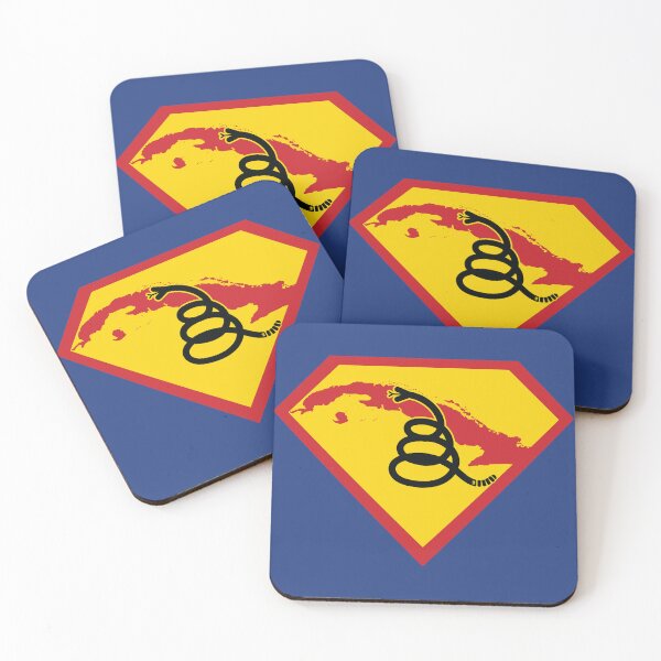 Item preview, CUBA - Freedom Is The Superpower - Modern Gadsden Snake Flag - Dont Tread On Me SUPERHERO design designed and sold by pelagio.