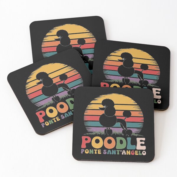 Item preview, Poodle Ponte Sant’Angelo Vintage Dog Lover Design designed and sold by love3617.