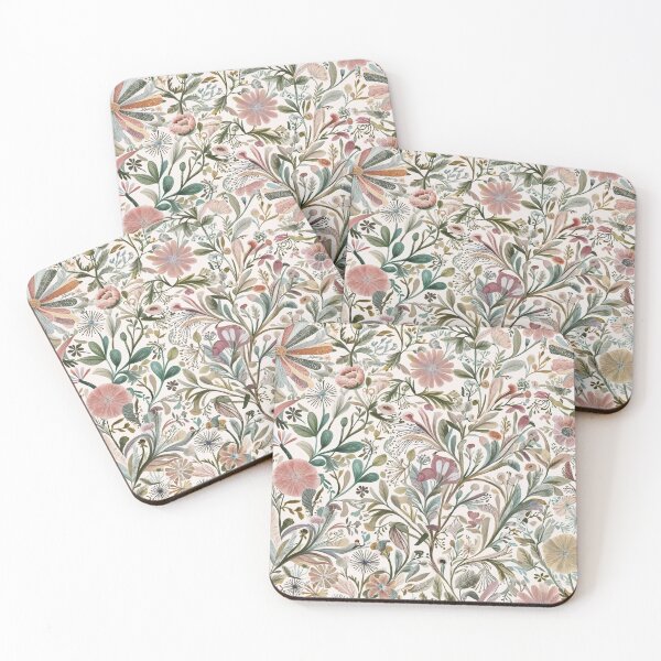 Item preview, Soft pastel boho floral design  botanical antique ascetic  | Ideal Gift Idea designed and sold by TheScruffyGoose.