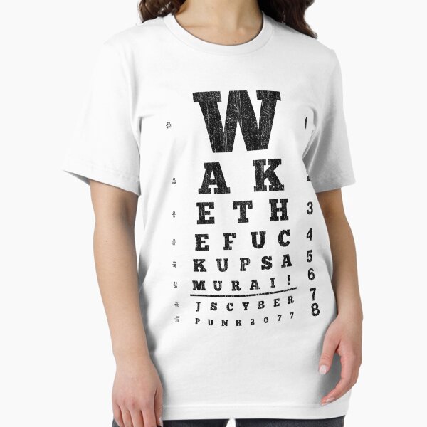 Item preview, Wake Up Samurai Eye Chart (Variant) designed and sold by huckblade.