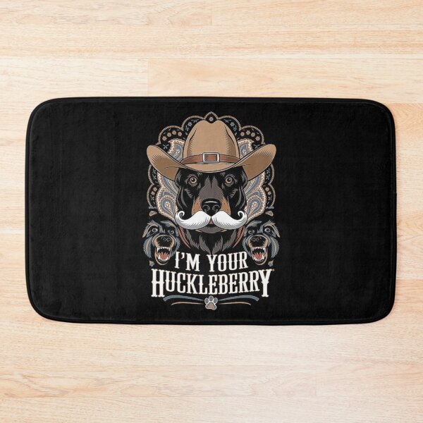 Item preview, Funny Cowboy Dog Art - I’m Your Huckleberry designed and sold by love3617.