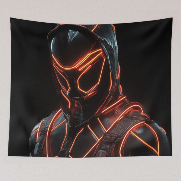 Item preview, The figure of a masked hero in futuristic costume designed and sold by JOTAMIKE.
