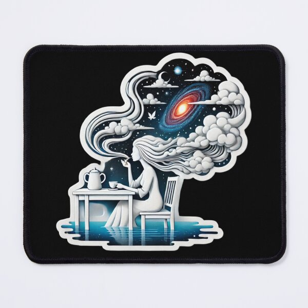 Item preview, Woman Drinking Tea designed and sold by PinUpPizzazz.