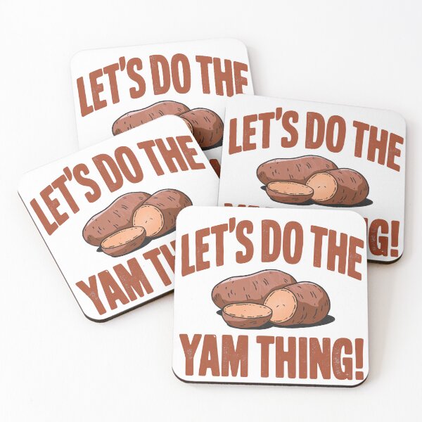 Item preview, Let's Do the Yam Thing - Funny Thanksgiving Design designed and sold by Charlietule.