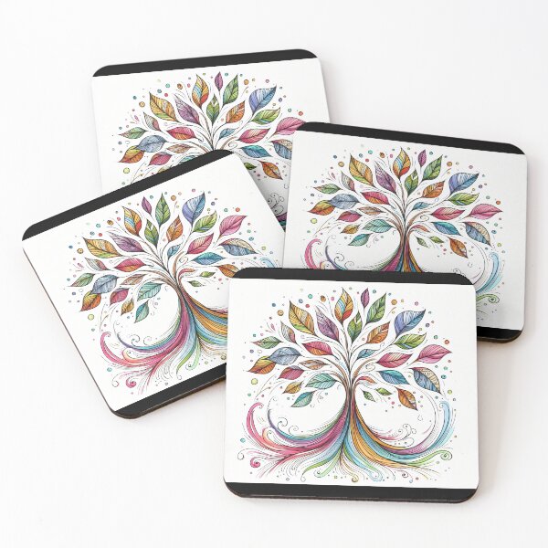 Item preview, Tree of Life in Vibrant Marker Style designed and sold by Mechanical-Artt.