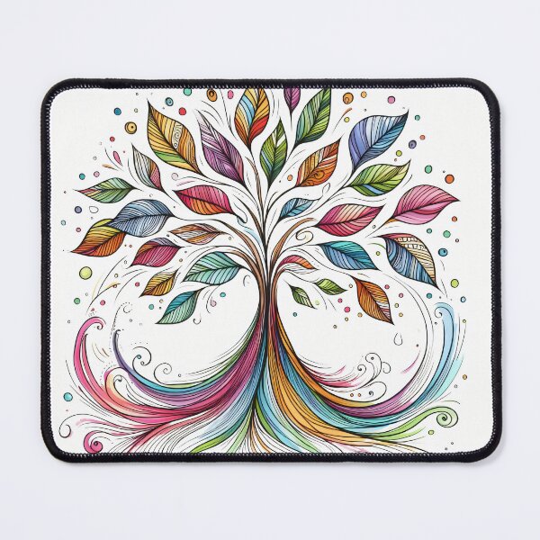 Item preview, Tree of Life in Vibrant Marker Style designed and sold by Mechanical-Artt.