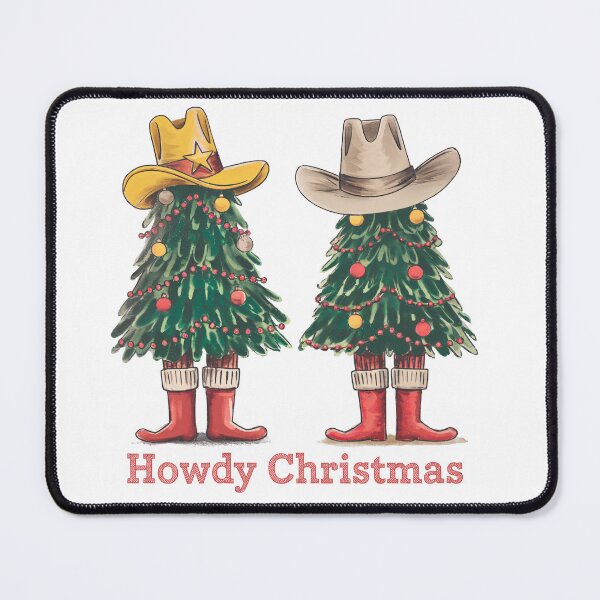 Item preview, Howdy Christmas - Festive Cowboy Trees Design designed and sold by Charlietule.