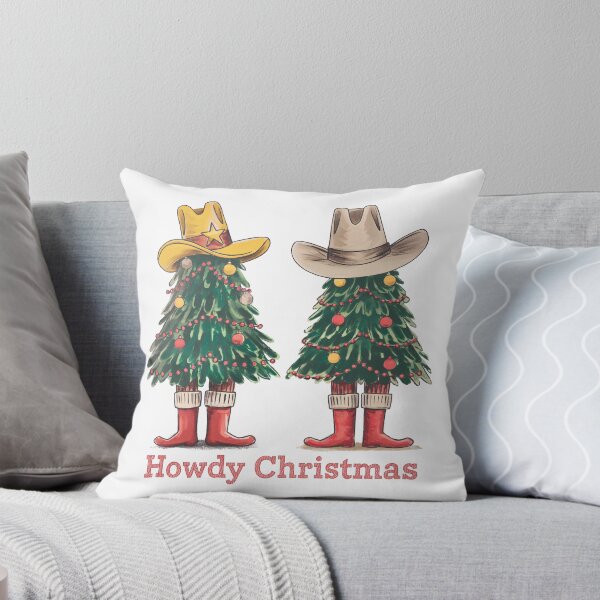 Item preview, Howdy Christmas - Festive Cowboy Trees Design designed and sold by Charlietule.