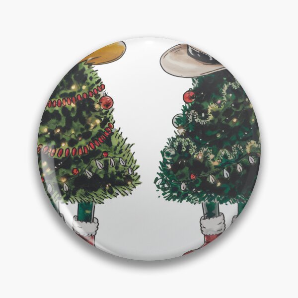 Item preview, Howdy Christmas - Festive Cowboy Trees Design designed and sold by Charlietule.