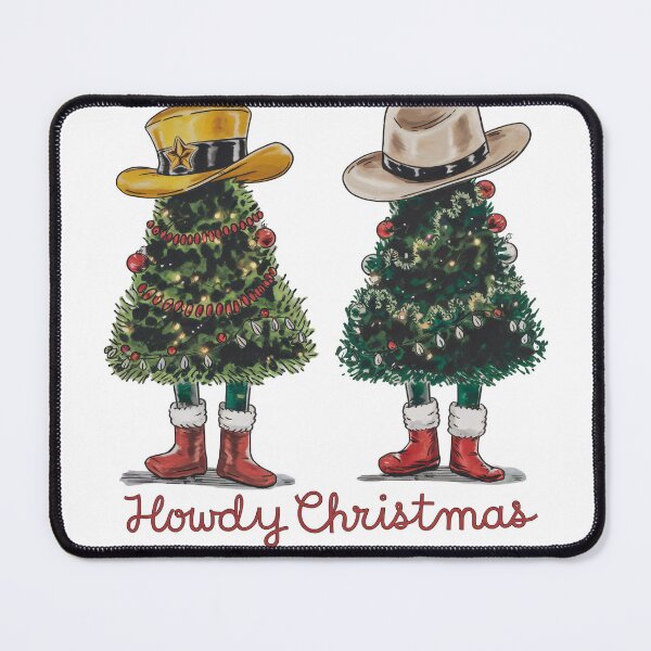 Item preview, Howdy Christmas - Festive Cowboy Trees Design designed and sold by Charlietule.