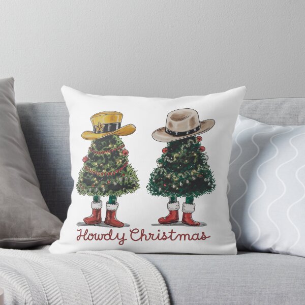 Item preview, Howdy Christmas - Festive Cowboy Trees Design designed and sold by Charlietule.