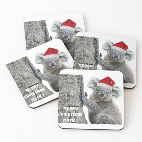 Item preview, Merry Christmas Mate Koala designed and sold by PricklyEchidna.