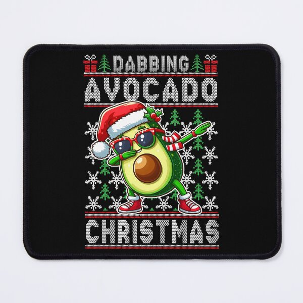 Item preview, Dabbing Avocado Christmas Ugly Pattern designed and sold by ipan.