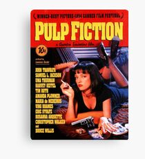 Pulp fiction Canvas Print